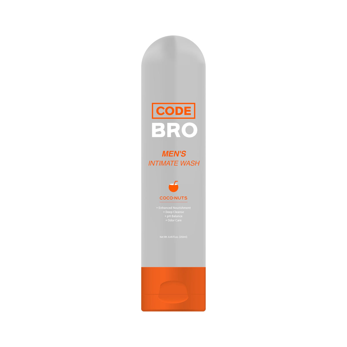 Code Bro Men's Intimate Wash Coco-Nuts 250ml front view
