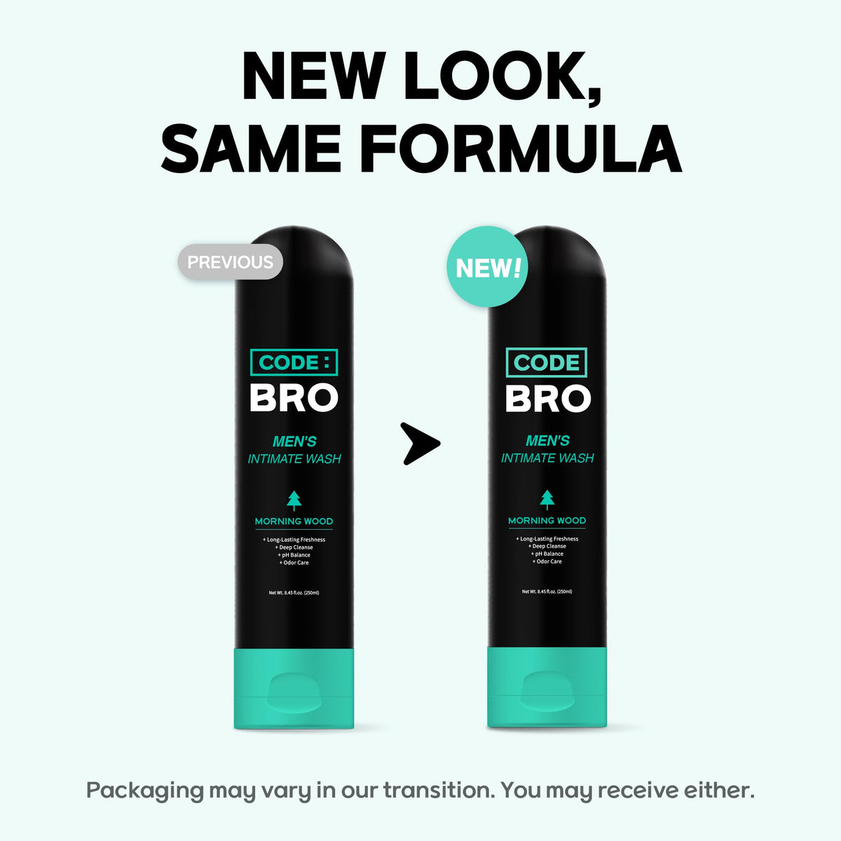 Code Bro Men's Intimate Wash Morning Wood with other grooming products