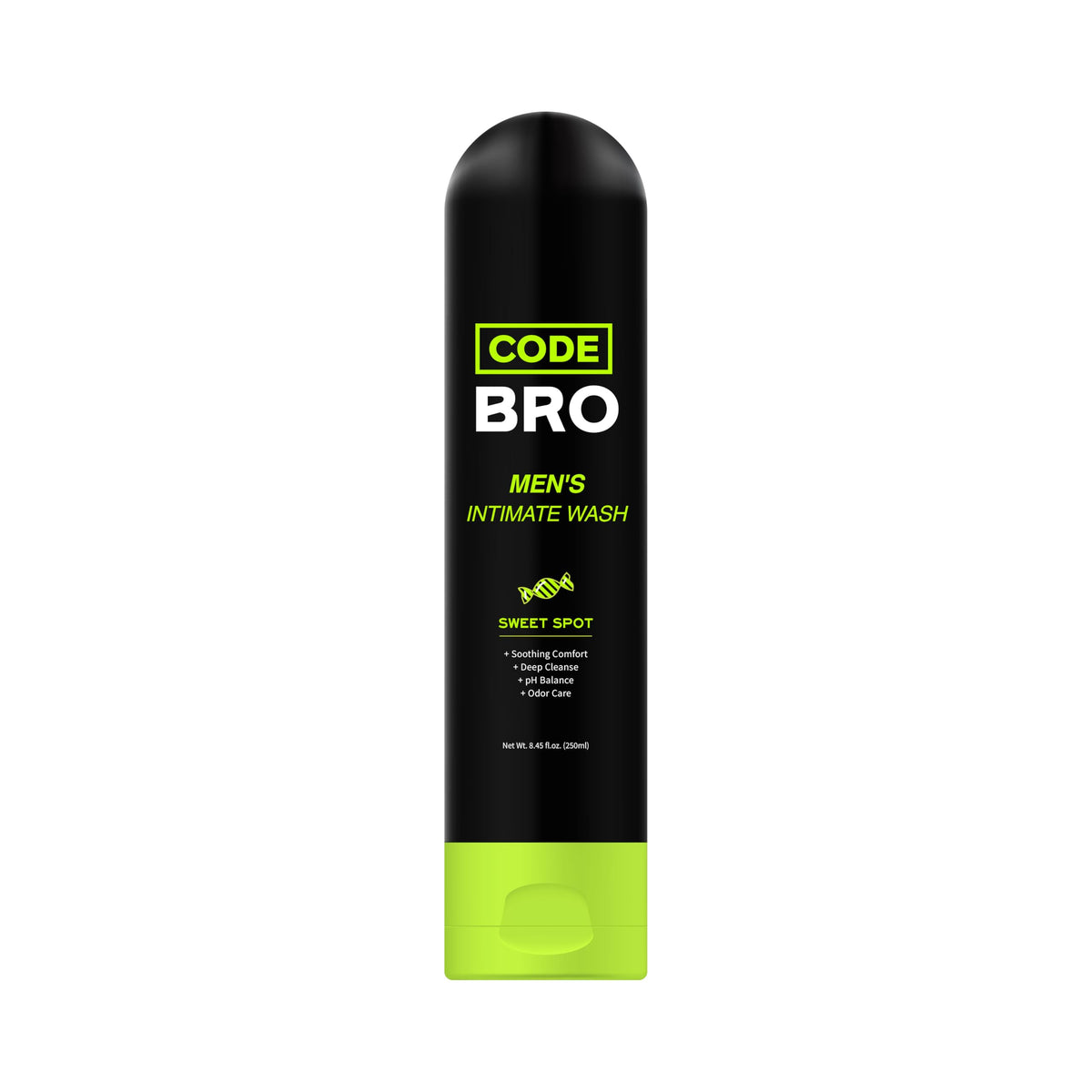 Code Bro Men's Intimate Wash Sweet Spot 250ml front view