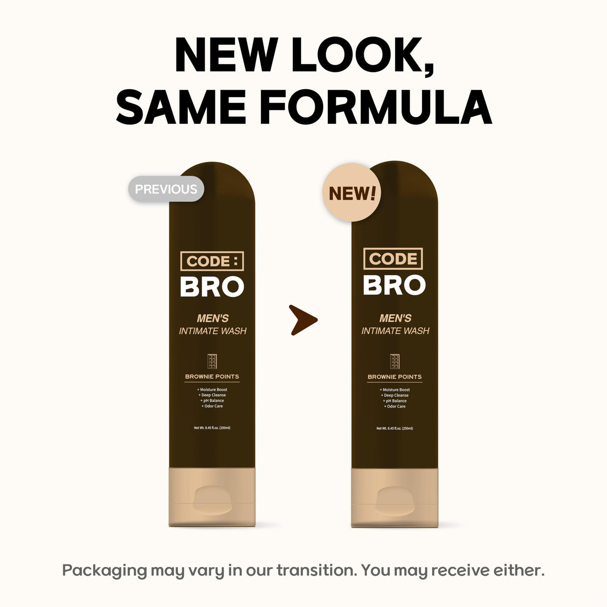 Code Bro Men's Intimate Wash texture close-up