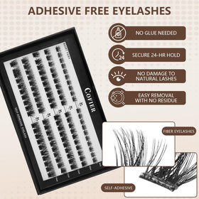 CoFier lash clusters in various lengths and styles