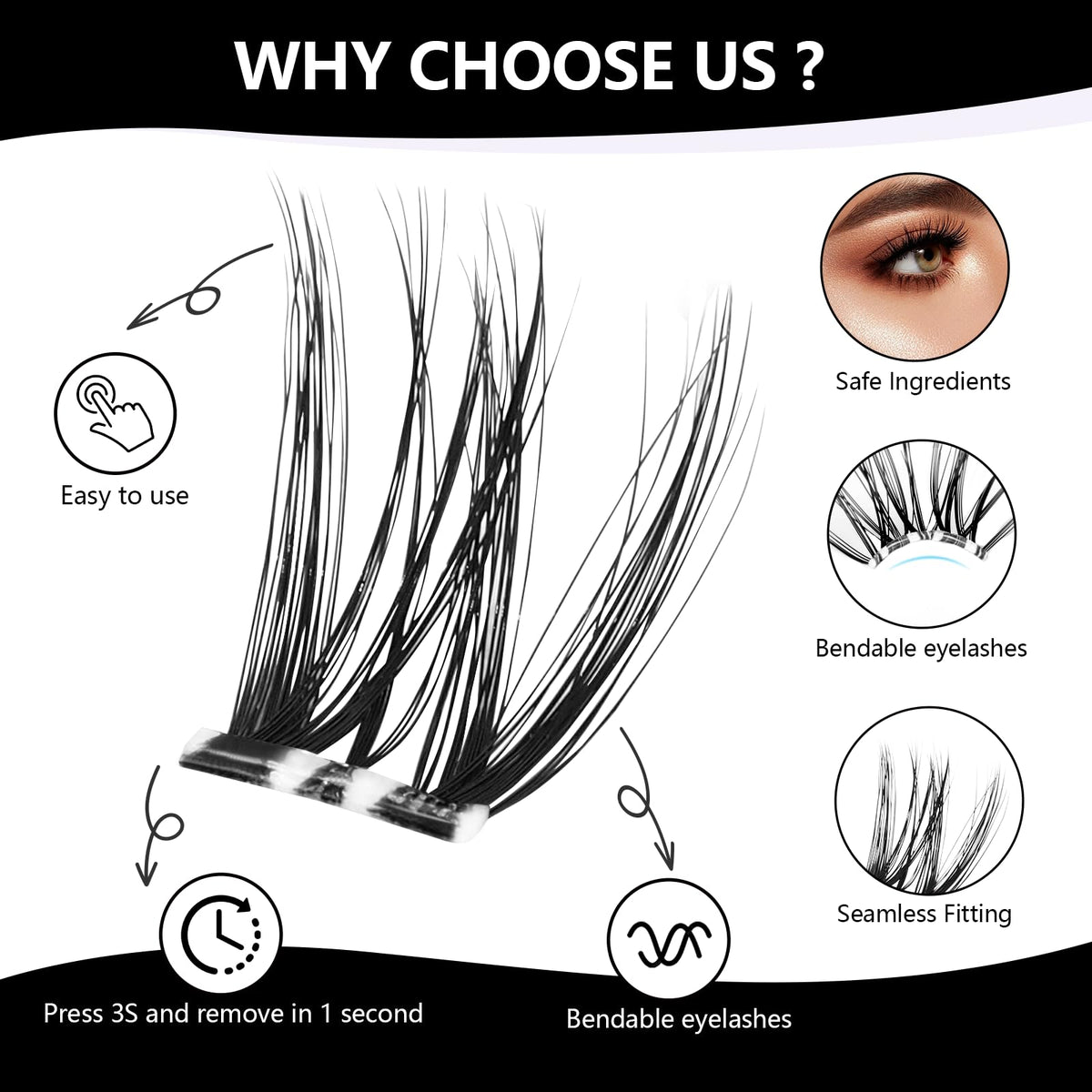 CoFier lash curler from the Wispy Lash Clusters Kit