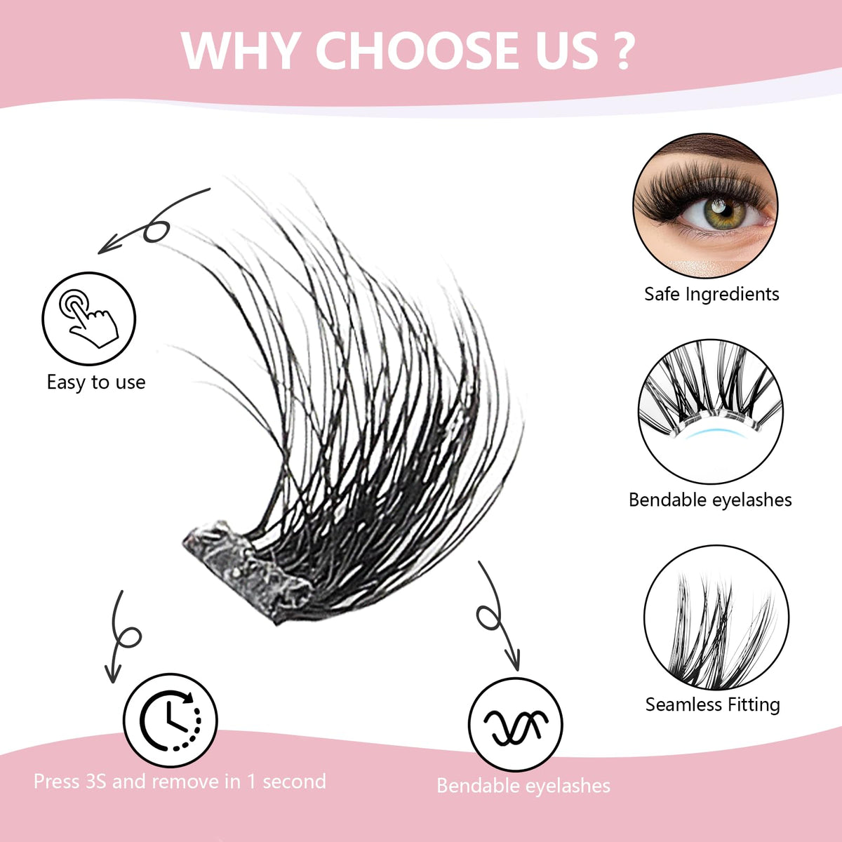 CoFier lash curler included in the lash extension kit