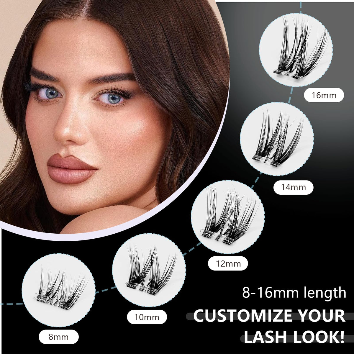 CoFier lash tweezer included in the Wispy Lash Clusters Kit