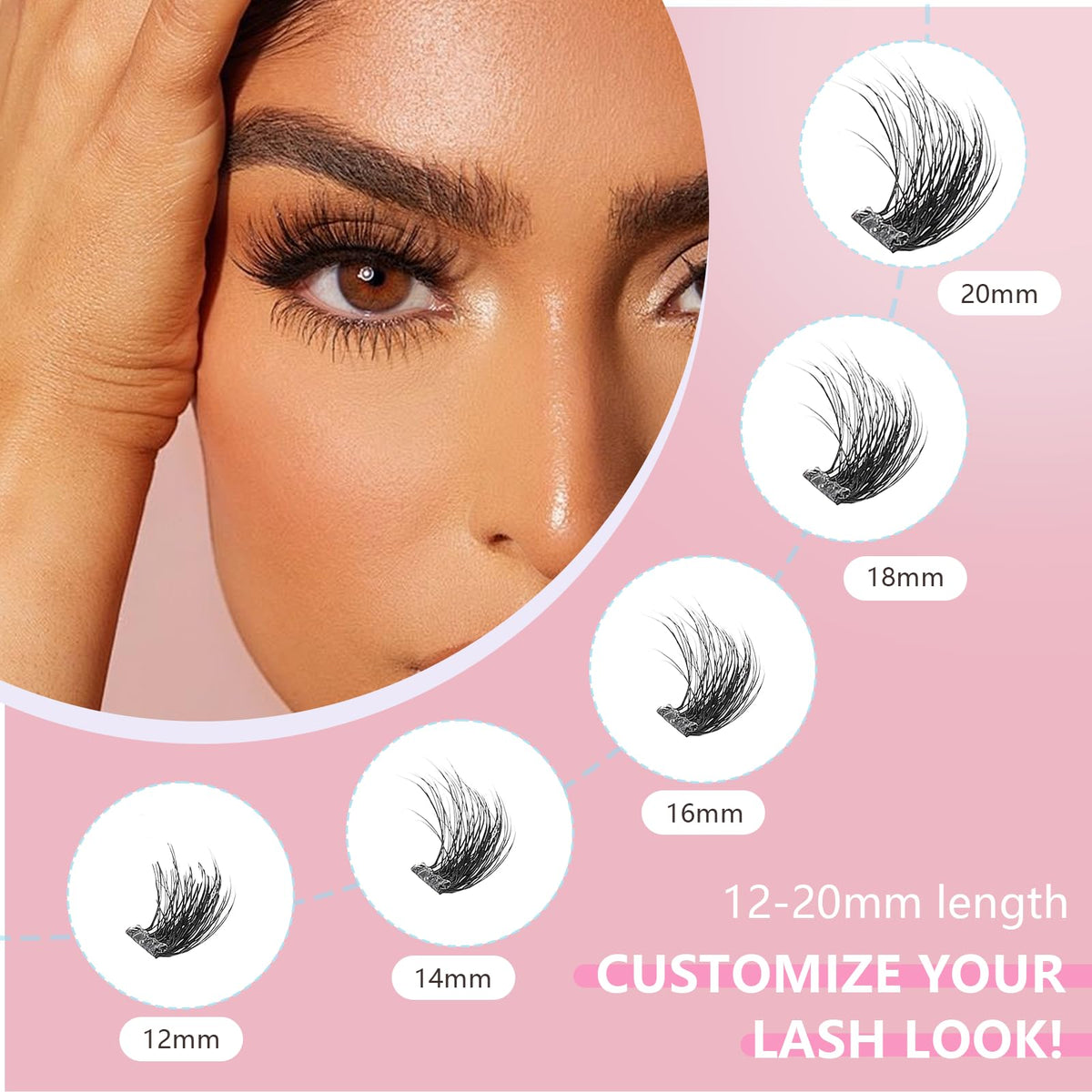 CoFier lash tweezer included in the Wispy Lash Clusters Kit