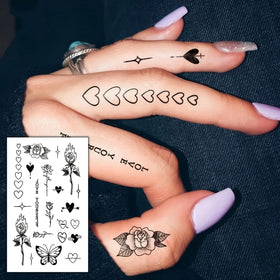 COKTAK temporary tattoo application process with water