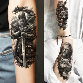 COKTAK temporary tattoo application process with water