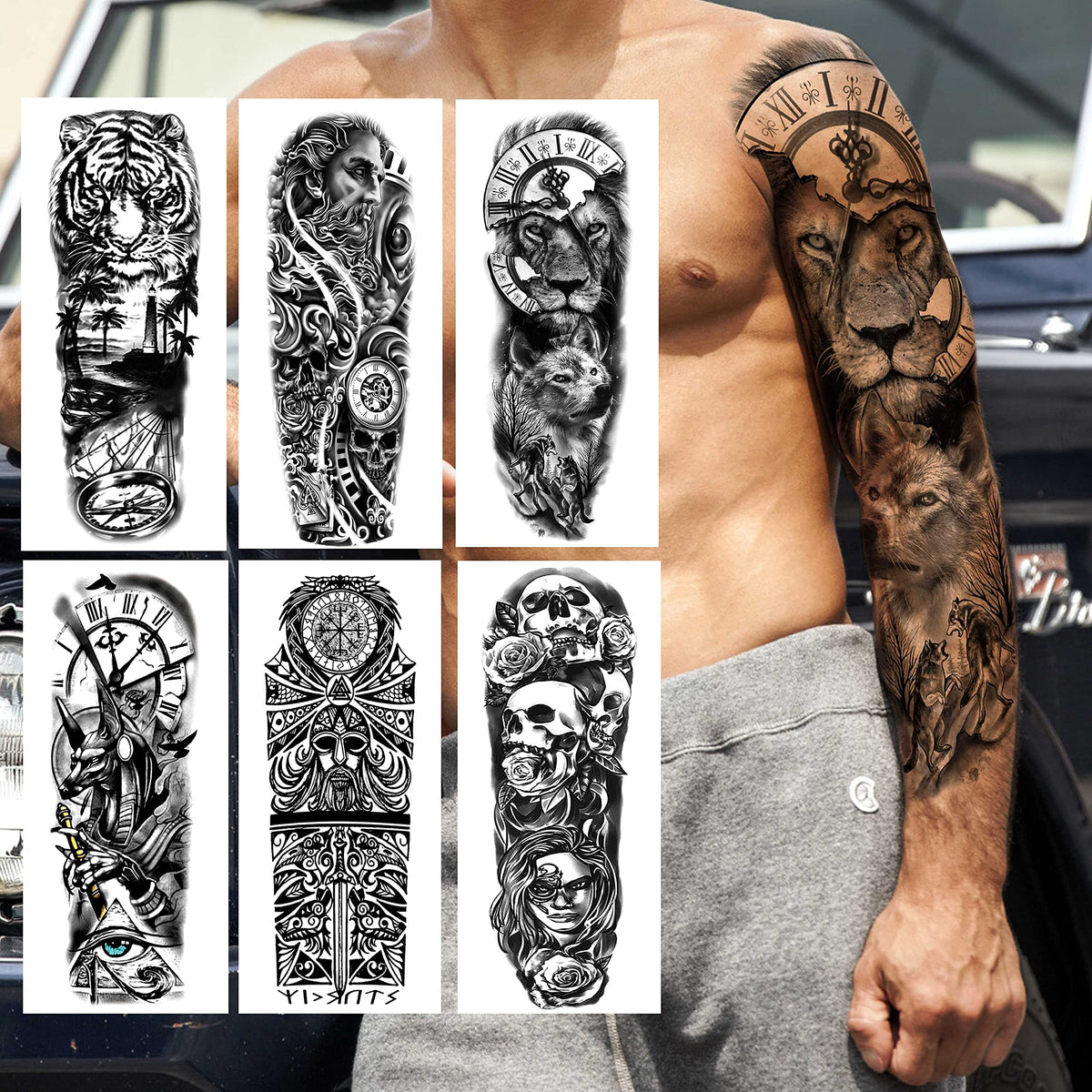 COKTAK temporary tattoo application process with water