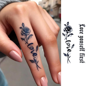COKTAK temporary tattoo on a wrist showcasing geometric patterns