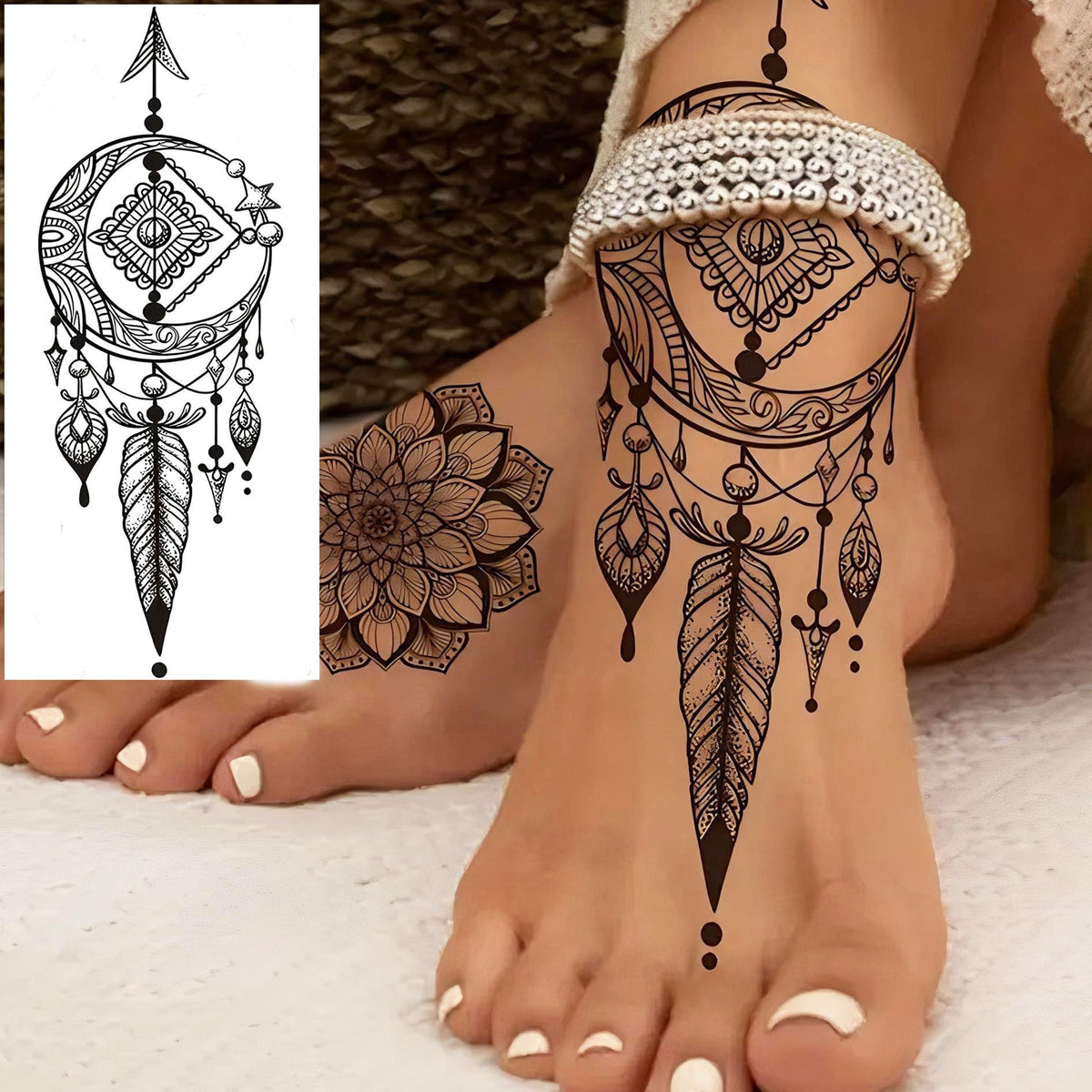 COKTAK temporary tattoos applied on hands