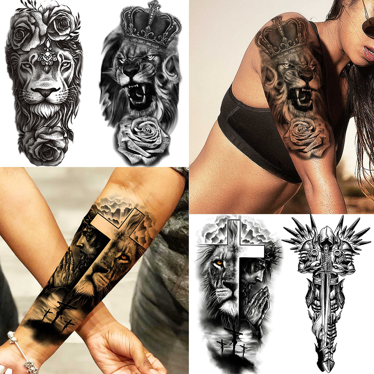 COKTAK temporary tattoos applied on skin