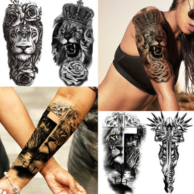 COKTAK temporary tattoos applied on skin