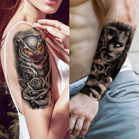 COKTAK temporary tattoos in packaging displaying vibrant designs