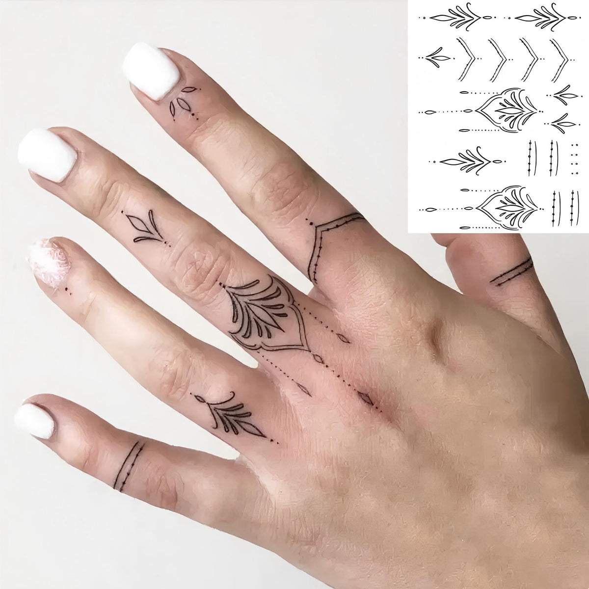 COKTAK temporary tattoos showing sun and moon designs