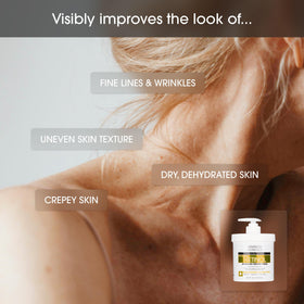 Collagen Peptides Body Lotion application on skin