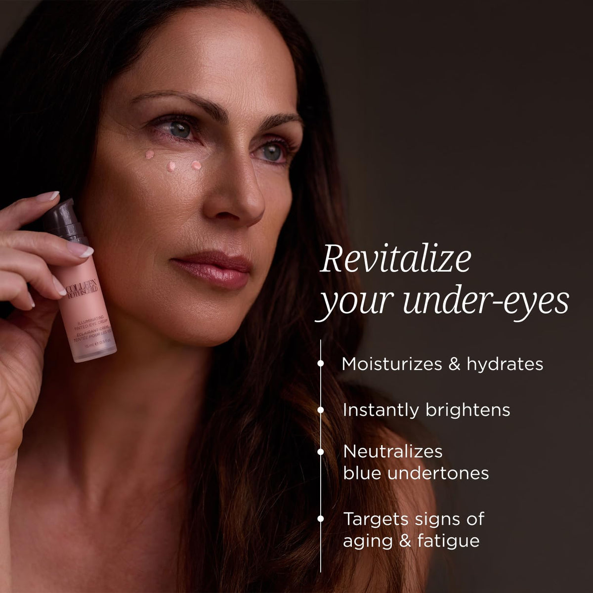COLLEEN ROTHSCHILD Illuminating Tinted Eye Cream texture close-up