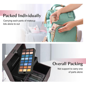 Color Nymph Makeup Kit displaying makeup brushes and mirror