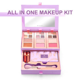 Color Nymph Makeup Kit open showing eyeshadow and lip gloss