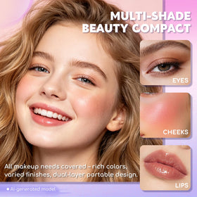 Color Nymph Makeup Kit with large mirror and various makeup tools