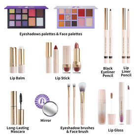 Color Nymph Makeup Set contents displayed