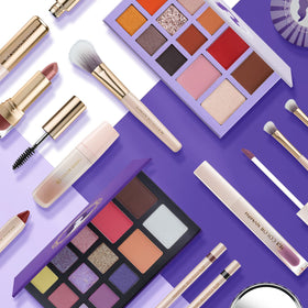 Color Nymph Makeup Set with various cosmetic items