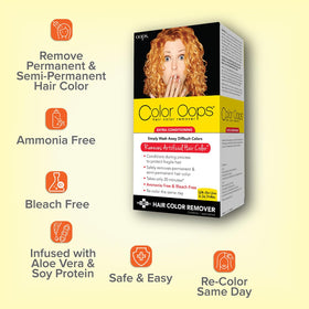Color Oops Hair Color Remover after use results