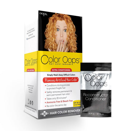 Color Oops Hair Color Remover and Conditioner Bundle front view