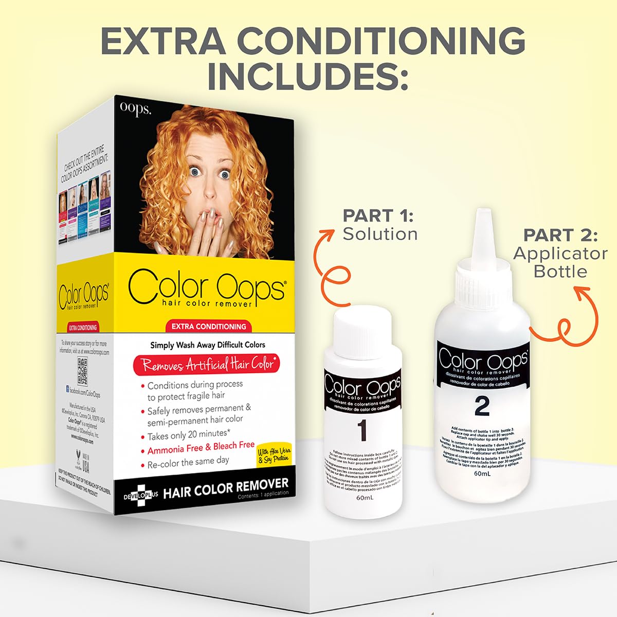 Color Oops Hair Color Remover application instructions