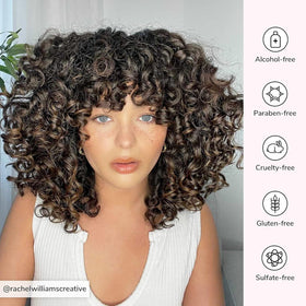 COLOR WOW Dream Coat for Curly Hair application on curls