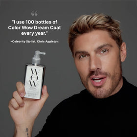 COLOR WOW Dream Coat spray on a vanity table