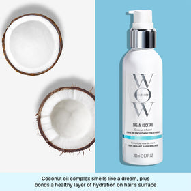 COLOR WOW Dream Cocktail Coconut Infused application on hair