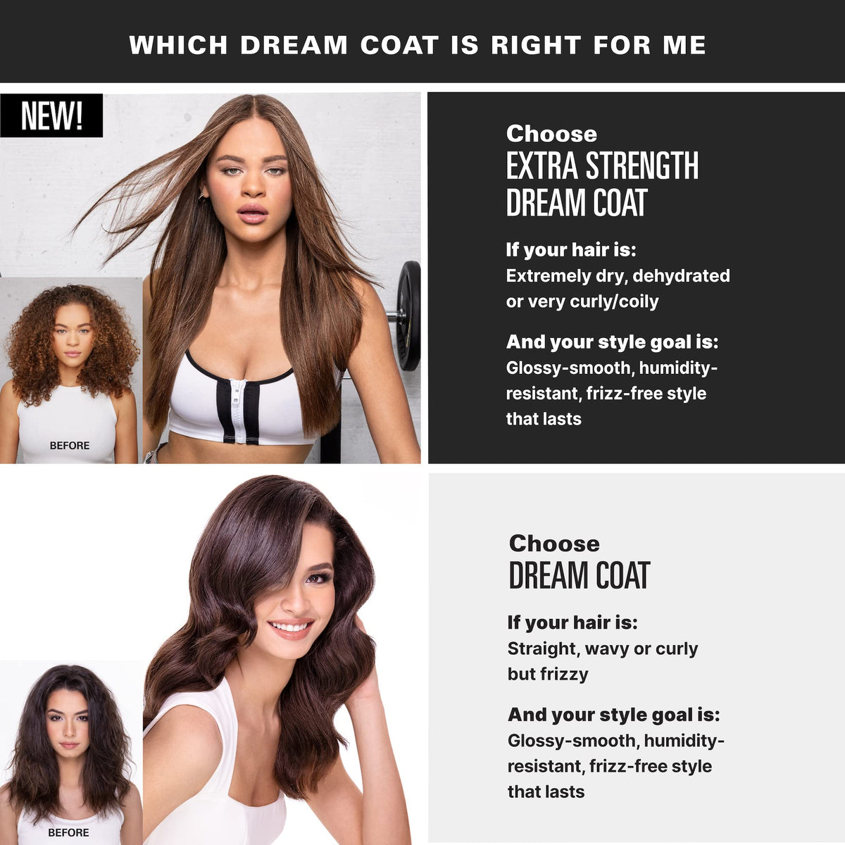 COLOR WOW Extra Strength Dream Coat with hair styling tools