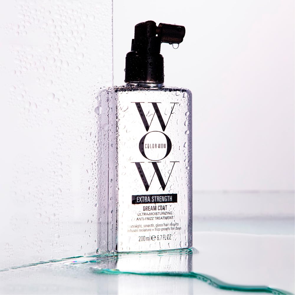 COLOR WOW Extra Strength Dream Coat with hair styling tools