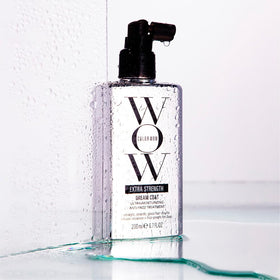 COLOR WOW Extra Strength Dream Coat with hair styling tools