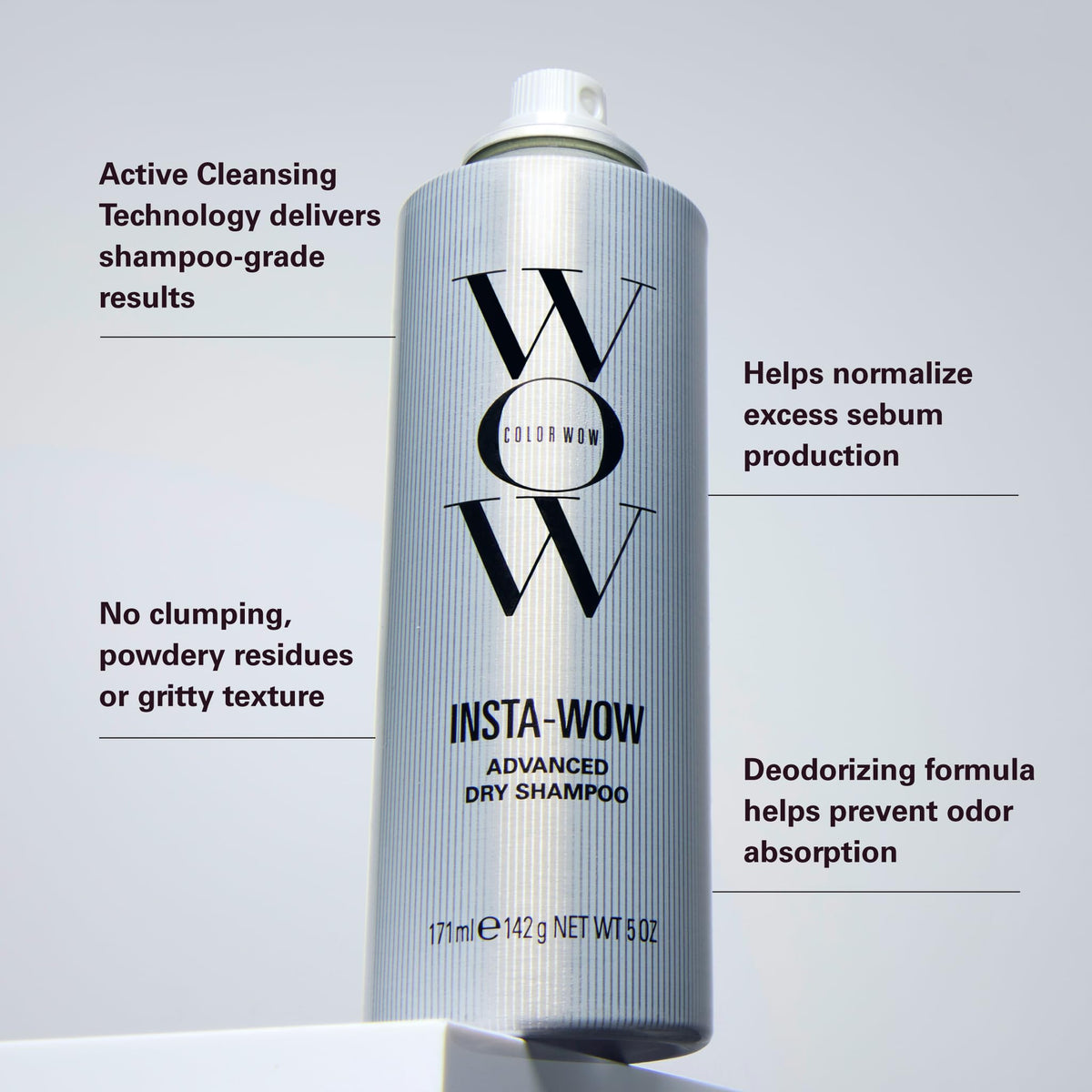 COLOR WOW Insta-WOW Advanced Dry Shampoo 180g packaging