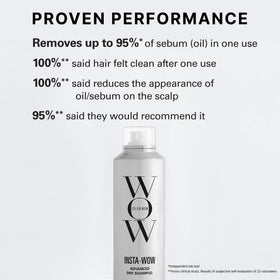 COLOR WOW Insta-WOW Advanced Dry Shampoo 68g bottle side view