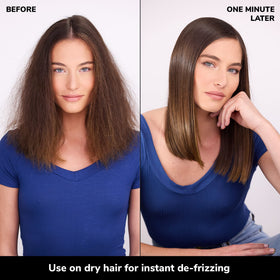COLOR WOW One Minute Cream application on hair