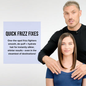 COLOR WOW One-Minute Styling Cream application on hair