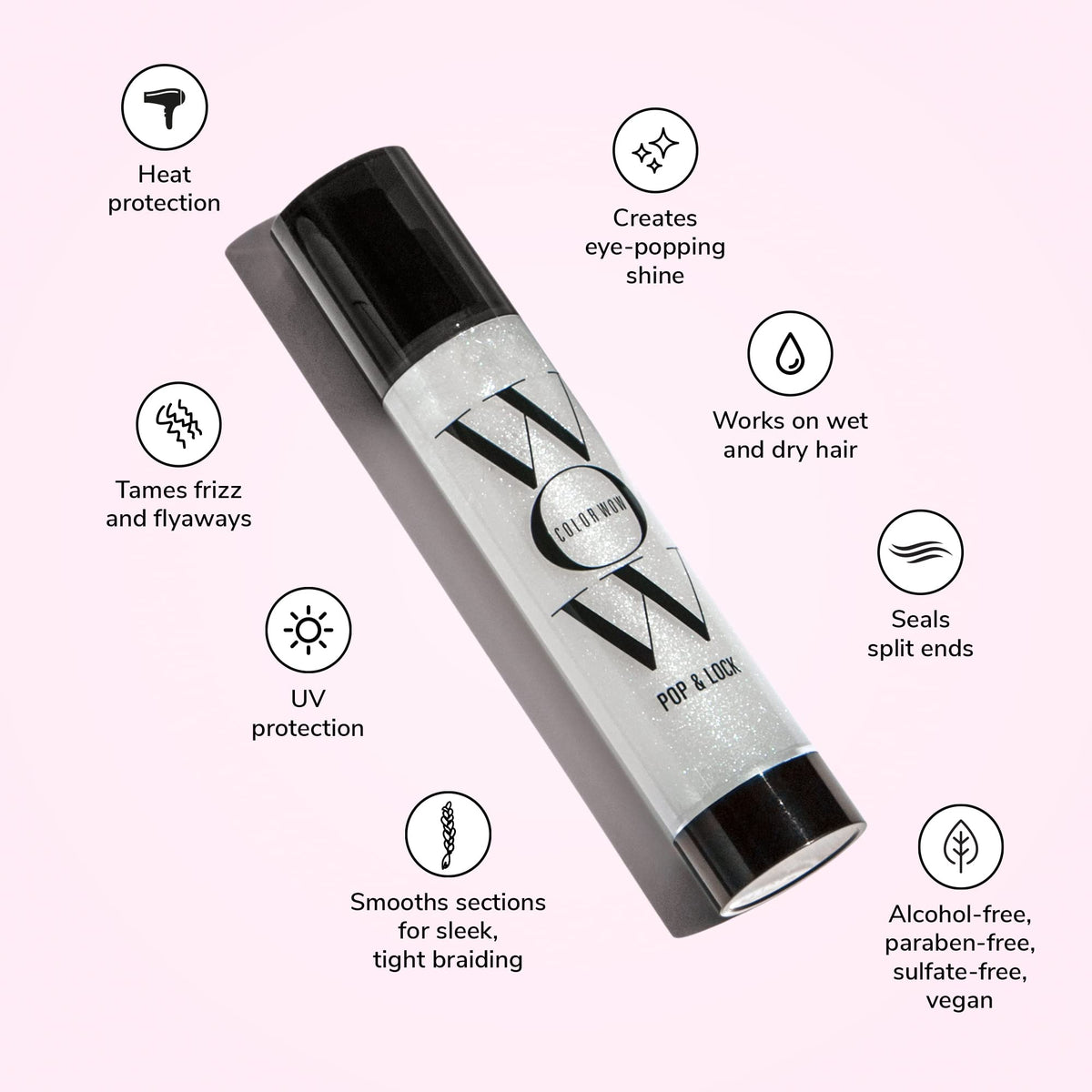 COLOR WOW Pop and Lock serum bottle with cap