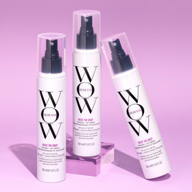 COLOR WOW Raise the Root Thicken & Lift Spray application demonstration
