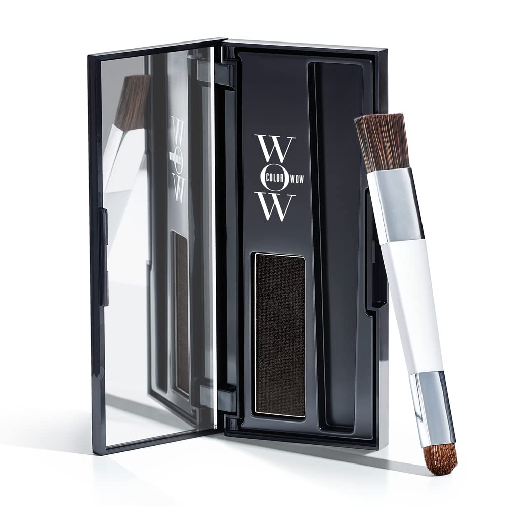 COLOR WOW Root Cover Up Black front view with packaging