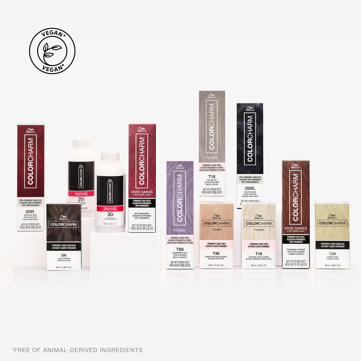 COLORCHARM 30 Volume Cream Developer with measuring tools