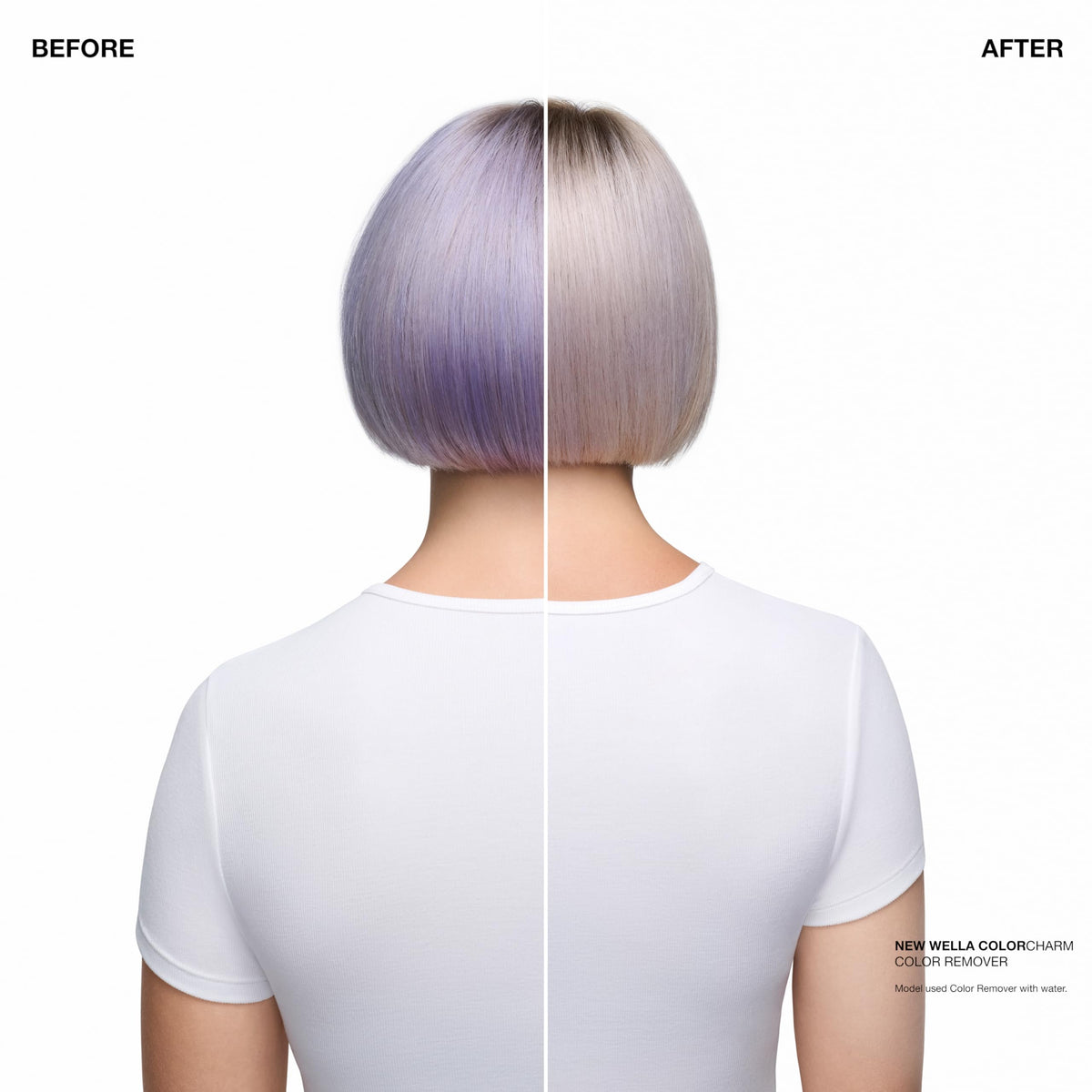 COLORCHARM Color Remover 9g in use on hair