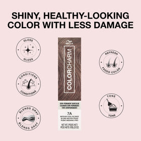 COLORCHARM Demi Permanent Hair Color 2 Fl Oz close-up of texture