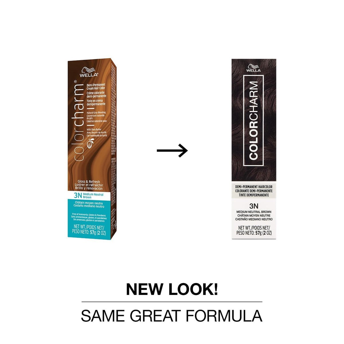 COLORCHARM Demi Permanent Hair Color Gloss 2 Fl Oz side view