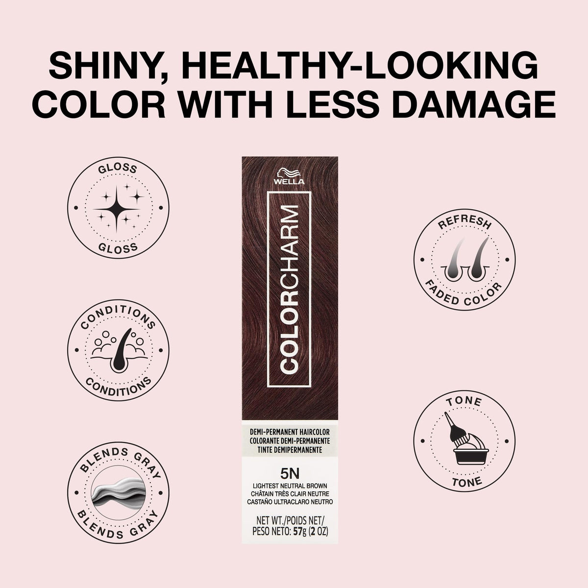 COLORCHARM Demi-Permanent Hair Color Gloss application scene