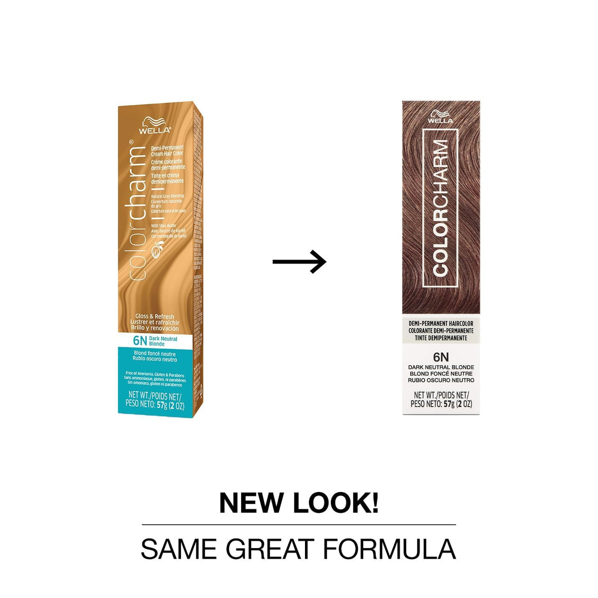 COLORCHARM Demi Permanent Hair Color Gloss back view