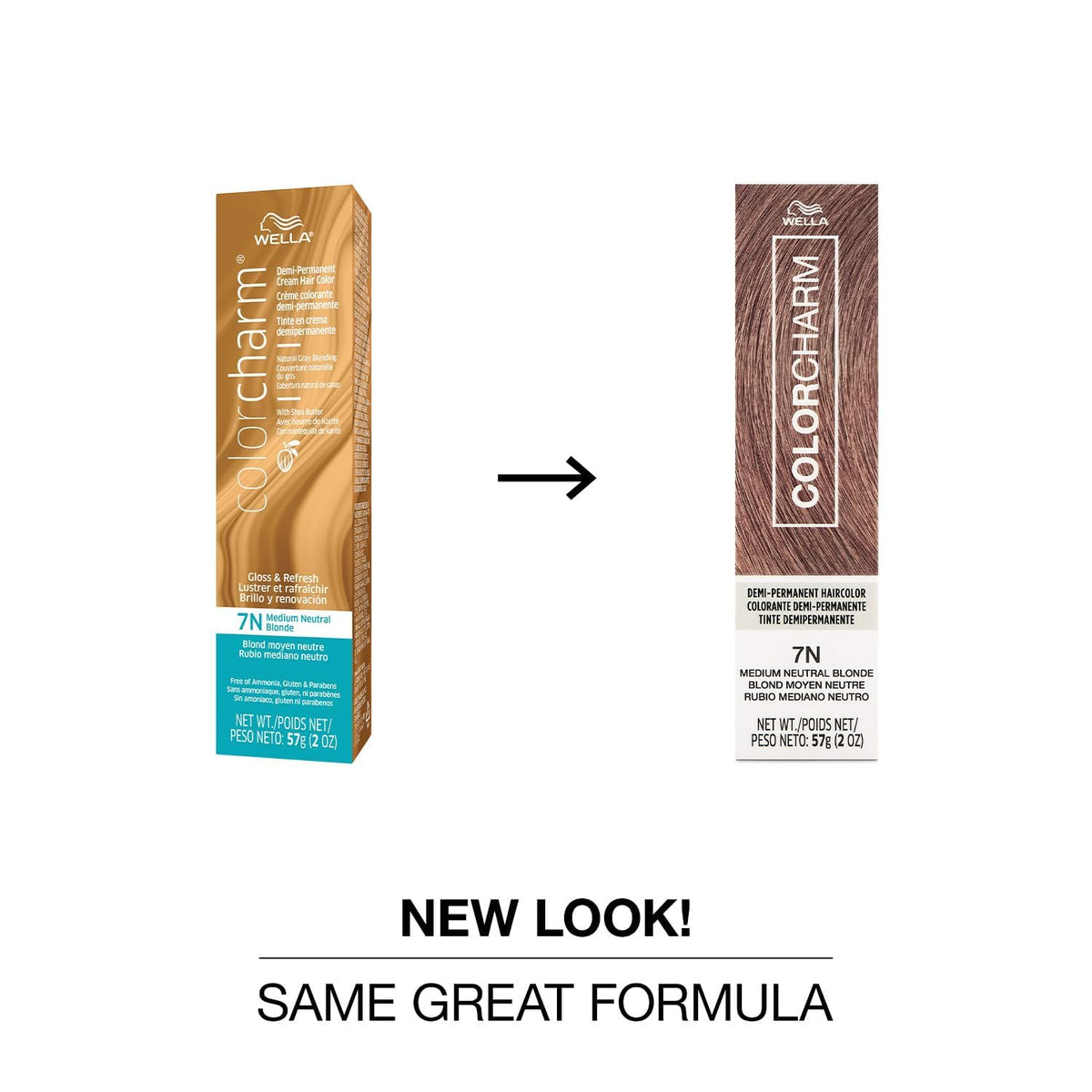 COLORCHARM Demi Permanent Hair Color Gloss packaging