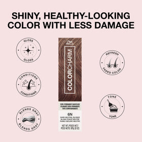 COLORCHARM Demi Permanent Hair Color Gloss packaging