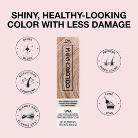 COLORCHARM Demi Permanent Hair Color Gloss rich texture close-up